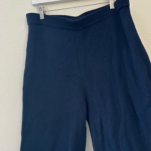 Navy Knit j crew Pants - Picture 1 of 7
